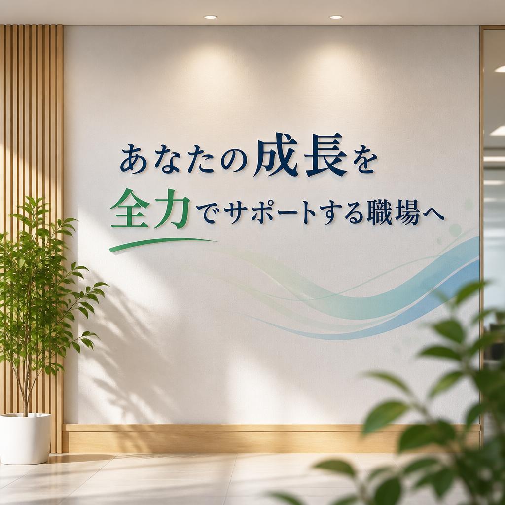あなたの成長を全力でサポートする職場へ